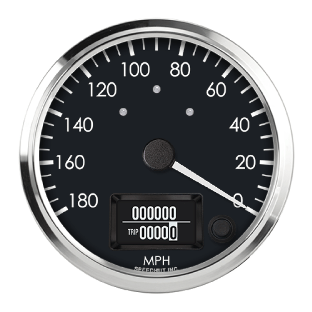 Picture of 4" GPS Speedometer + TS/HB | 180 MPH Counter-Clockwise | Cobra Design