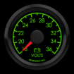Picture of 2-1/16" Humvee Volt Gauge | 18-36V