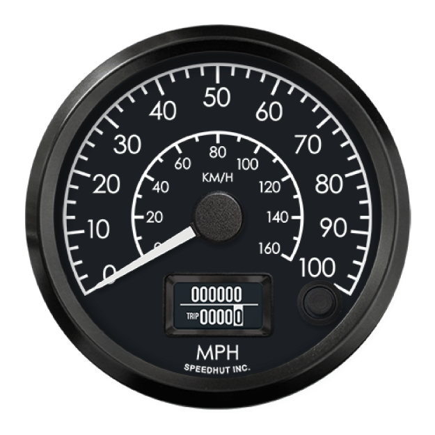 Picture of 3-3/8" Humvee GPS Speedometer | 100 MPH