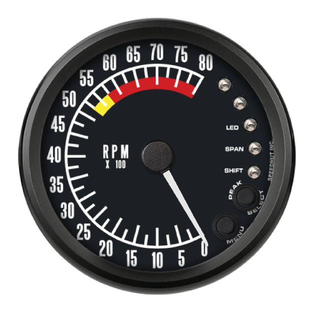 Picture of 4" Shift Light Tachometer | 8K RPM | Pontiac Design