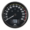 Picture of 4-1/2" GPS Speedometer + TS/HB | 260 km/h Metric | Datsun Z