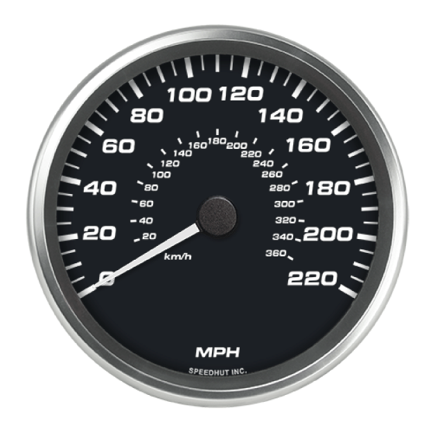 Picture of 4-1/2" Ford GT Speedometer + TS/HB | 220 MPH
