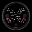 Picture of 3-3/8" Dual Gauge | Oil Temperature + Oil Pressure | Porsche Design