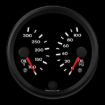 Picture of 4" Dual Gauge | Oil Temperature + Oil Pressure | Porsche Design