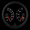 Picture of 4" Dual Gauge | Volts + Fuel Level | Porsche Design