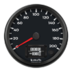 Picture of 4" GPS Speedometer | 200 km/h | Porsche Design