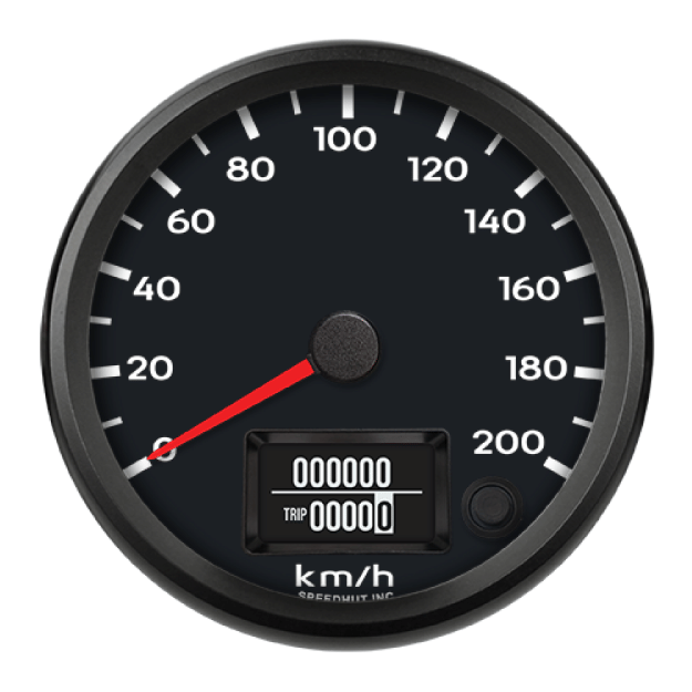 Picture of 4" GPS Speedometer | 200 km/h | Porsche Design