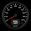 Picture of 4" GPS Speedometer | 200 km/h | Porsche Design