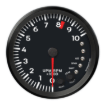 Picture of 4-1/2" Shift Light Tachometer | 10K RPM | Porsche Design