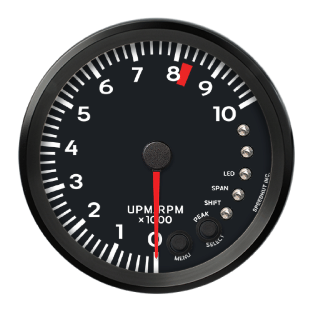 Picture of 4-1/2" Shift Light Tachometer | 10K RPM | Porsche Design