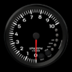 Picture of 4-1/2" Shift Light Tachometer | 10K RPM | Porsche Design