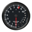 Picture of 4-1/2" Shift Light Tachometer + TS/HB | 10K RPM | Porsche Design