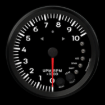 Picture of 4-1/2" Shift Light Tachometer + TS/HB | 10K RPM | Porsche Design