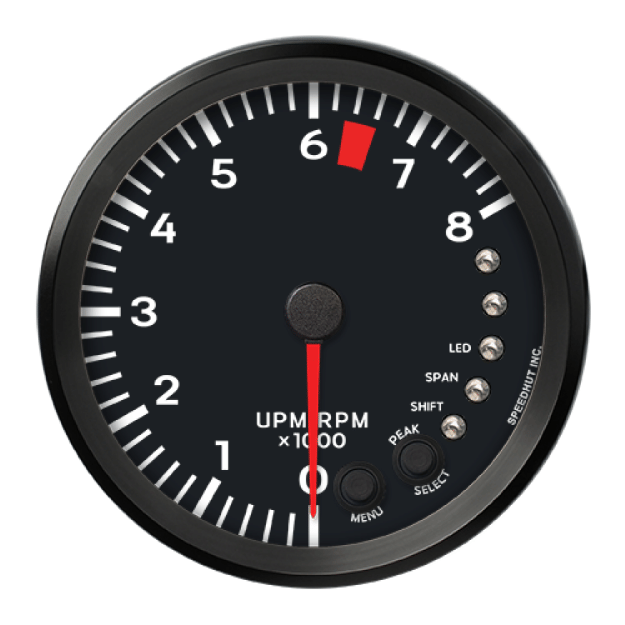 Picture of 4-1/2" Shift Light Tachometer | 8K RPM | Porsche Design