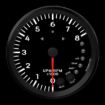 Picture of 4-1/2" Shift Light Tachometer + TS/HB | 8K RPM | Porsche Design