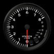 Picture of 4-1/2" Shift Light Tachometer | 8K RPM | Porsche Design