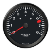 Picture of 4-1/2" Tachometer + TS/HB | 8K RPM | Porsche Design