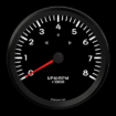 Picture of 4-1/2" Tachometer + TS/HB | 8K RPM | Porsche Design
