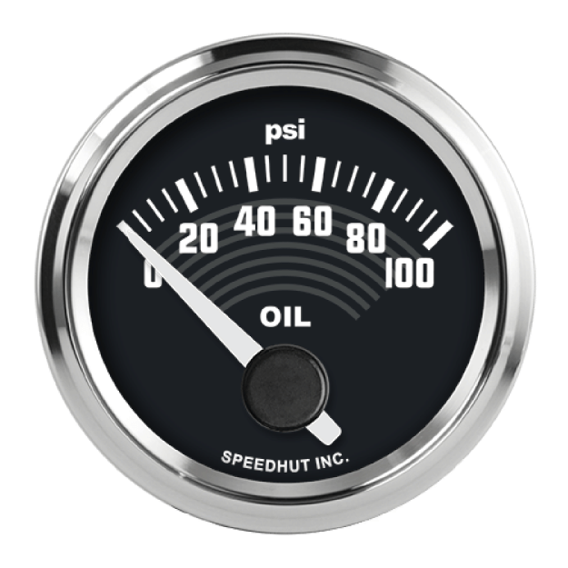 Picture of 2-1/16" Oil Pressure Gauge | 0-100 PSI | VW Design