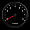 Picture of 4" Classic Tachometer | 8K RPM | Datsun 510 Design