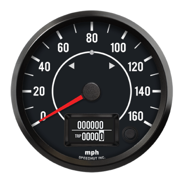 Picture of 4" GPS Speedometer + TS/HB | 160 MPH | Datsun 510 Design