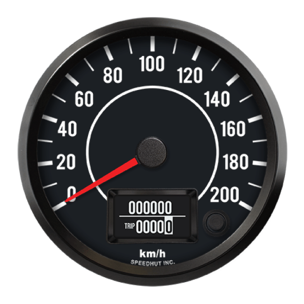 Picture of 4" GPS Speedometer | 200 km/h Metric | Datsun 510 Design