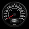Picture of 4" Programmable Speedometer + TS/HB | 260 km/h Metric | Datsun 510 Design