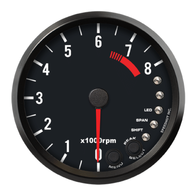 Picture of 4" Shift Light Tachometer | 8K RPM | Datsun 510 Design