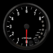 Picture of 4" Shift Light Tachometer | 8K RPM | Datsun 510 Design