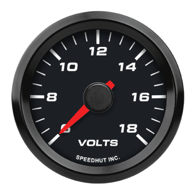 Picture of 2-1/16" EV CAN-Bus Voltage Gauge | 6-18V | AEM