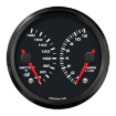 Picture of 3-3/8" EV CAN-Bus Dual Gauge | Motor Temp 40-180F + Amp -200 to 1200A with Warning | AEM
