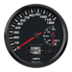 Picture of 4-1/2" EV CAN-Bus Dual Speedometer + Battery Level Gauge | 120 MPH with Warning | AEM