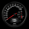 Picture of 4-1/2" EV CAN-Bus Dual Speedometer + Battery Level Gauge | 120 MPH with Warning | AEM