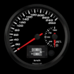 Picture of 4-1/2" EV CAN-Bus Dual Speedometer + Battery Level Gauge | 260 km/h with Warning | AEM