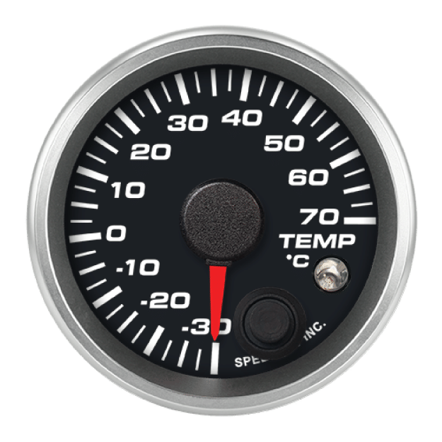 Picture of 2-1/16" Chiller Temperature Gauge | -30 to 70°C | Warning Light