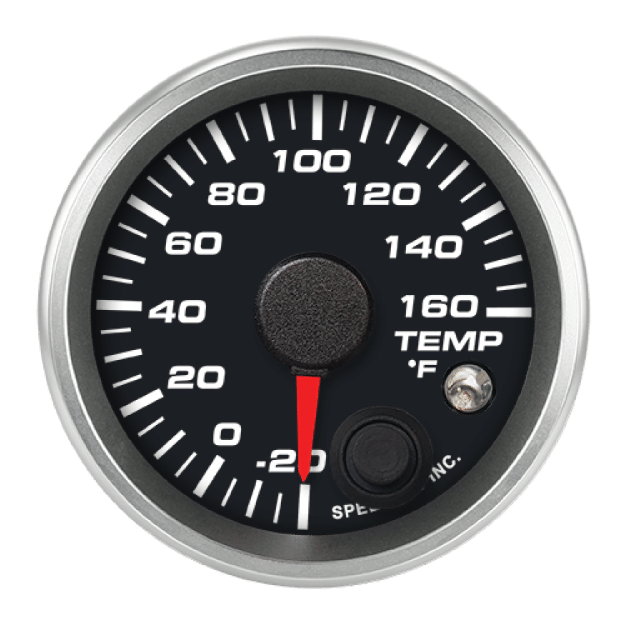 Picture of 2-1/16" Chiller Temperature Gauge | -20 to 160°F | Warning Light
