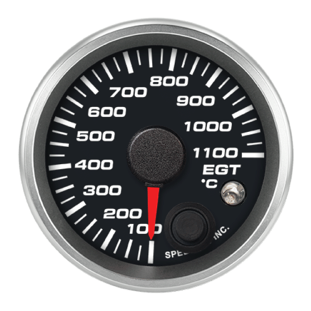 Picture of 2-1/16" EGT Temperature Gauge | 100-1100°C | Warning Light