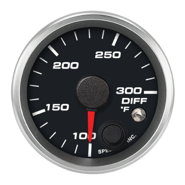 Picture of 2-1/16" Differential Temperature Gauge | 100-300°F | Warning Light