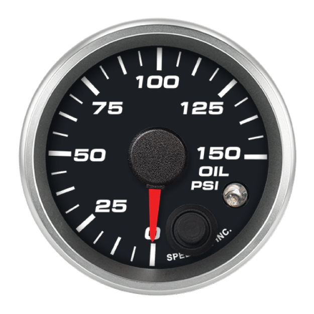 Picture of 2-1/16" Oil Pressure Gauge | 0-150 PSI | Warning Light