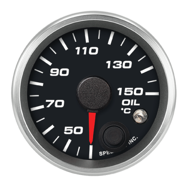 Picture of 2-1/16" Oil Temperature Gauge | 40-150°C | Warning Light
