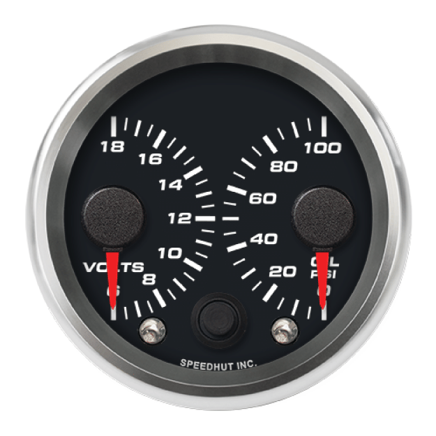 Picture of 2-5/8" Dual Gauge | Volt + Oil Pressure