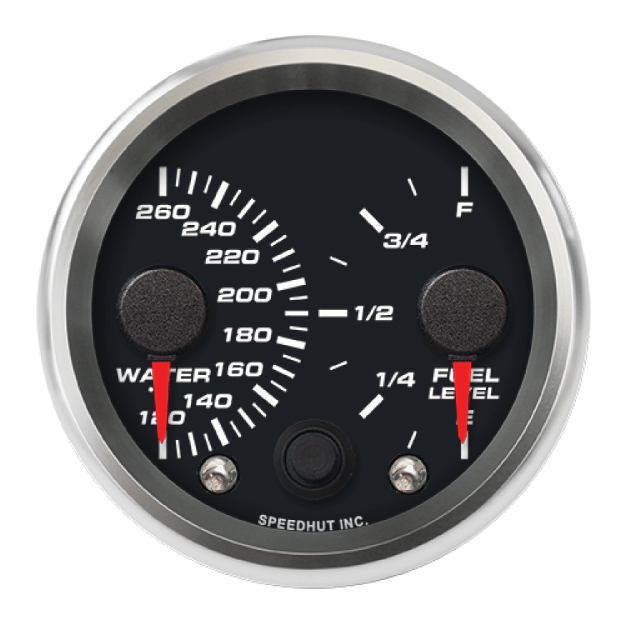 Picture of 2-5/8" Dual Gauge | Water Temp + Fuel Level