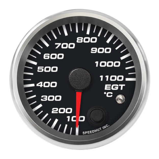 Picture of 2-5/8" EGT Temperature Gauge | 100-1100°C | Warning Light