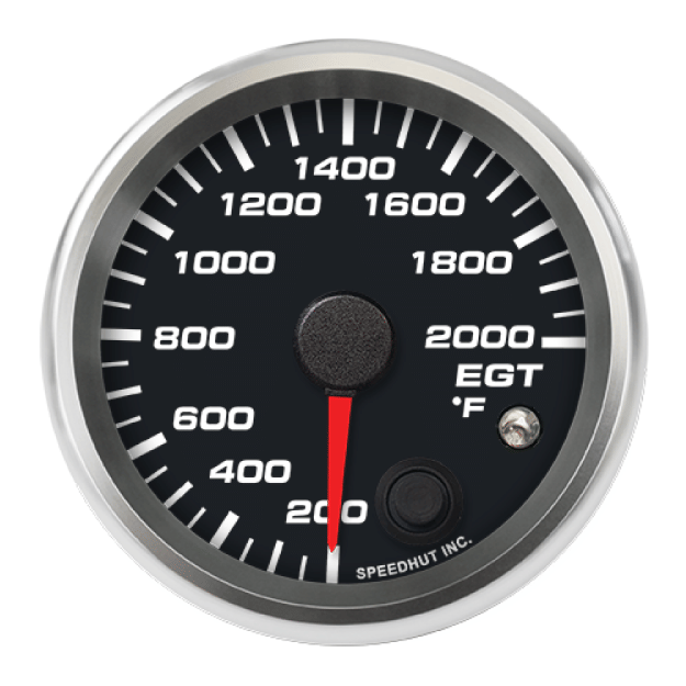 Picture of 2-5/8" EGT Temperature Gauge | 200-2000°F | Warning Light