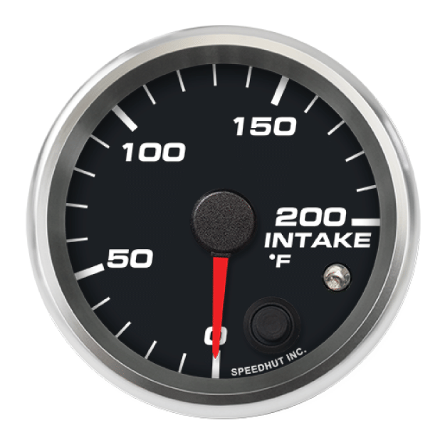 Picture of 2-5/8" Intake Temperature Gauge | 0-200°F | Warning Light