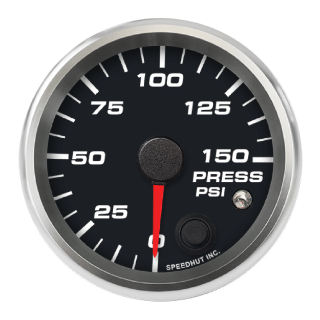 Picture of 2-5/8" Pressure Gauge | 0-150 PSI | Warning Light
