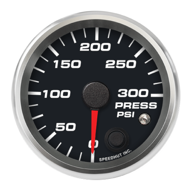 Picture of 2-5/8" Pressure Gauge | 0-300 PSI | Warning Light