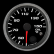 Picture of 2-5/8" Oil Temperature Gauge | 40-150°C | Warning Light