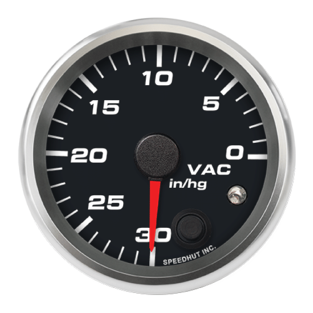 Picture of 2-5/8" Vacuum Gauge | 30-0 inHg | Warning Light