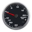 Picture of 3-3/8" Boost/Vac Gauge | 30 inHg to 20 PSI | Warning Light